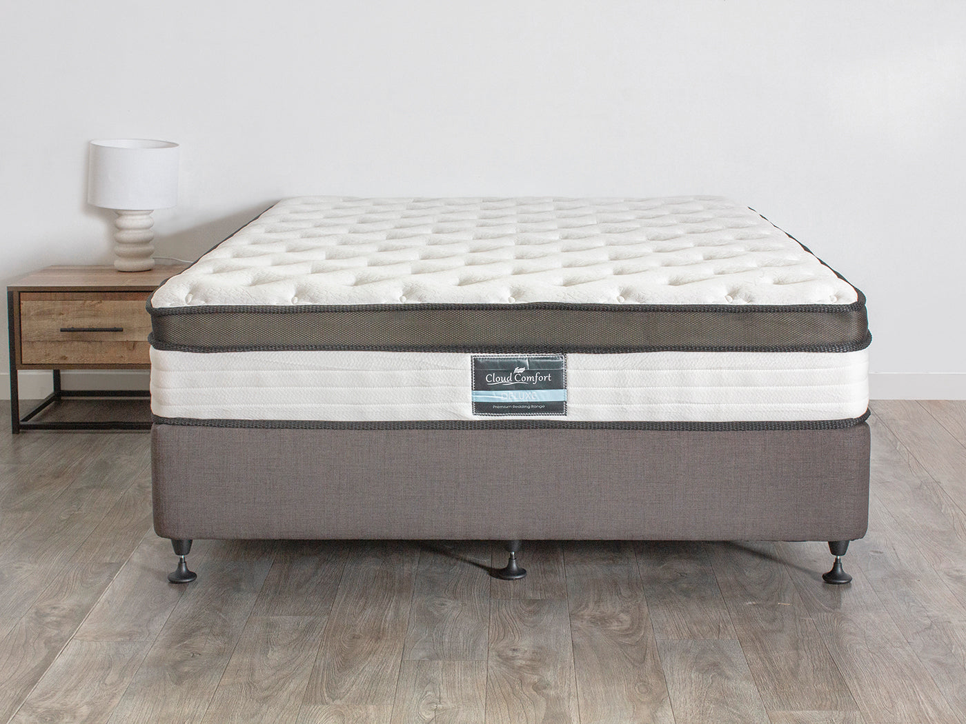 DS NZ Made SW Bed Base Light Grey - King